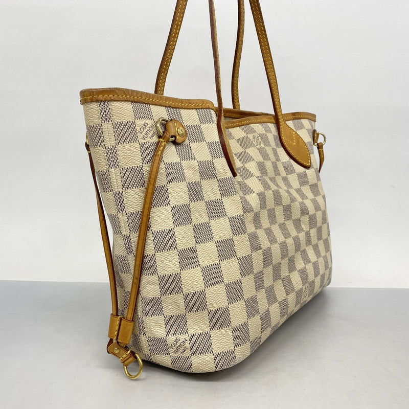 5oc2853】ルイヴィトン トートバッグ ダミエ・アズール ネヴァーフルPM
