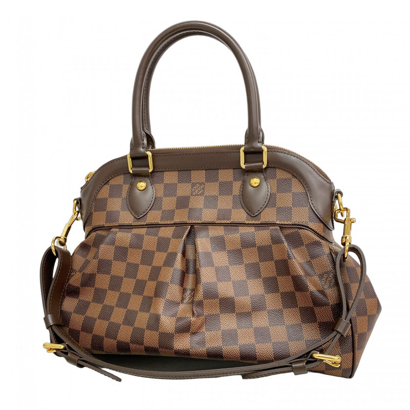 美品☆Louis Vuitton ダミエ・エベヌ☆中古品 LOUIS VUITTON 【極美品】ルイヴィトン ダミエ エベヌ LV リバーサイド