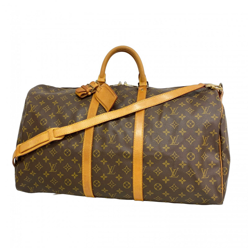 【中古美品】LOUIS VUITTON キーポルバンドリエール55 5od4567】ルイヴィトン ボストンバッグ モノグラム キーポルバンド