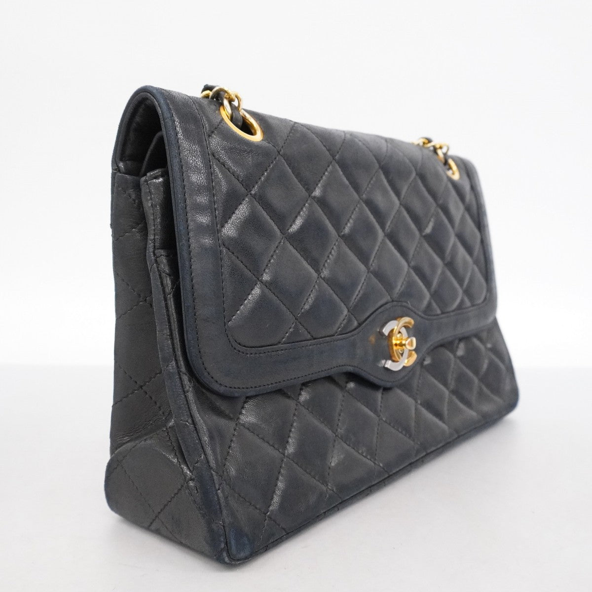 キャロリーナヘレナ　ショルダーバッグ　黒×ゴールド金具 g2way01.jpg