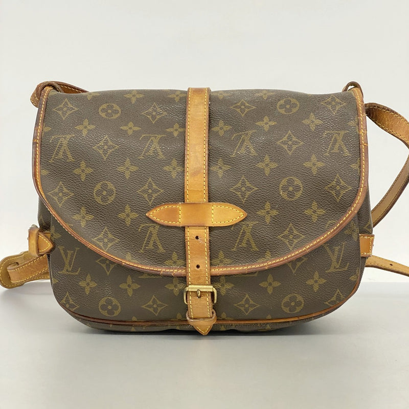 5od3440-h】ルイヴィトン ショルダーバッグ モノグラム ソミュール30