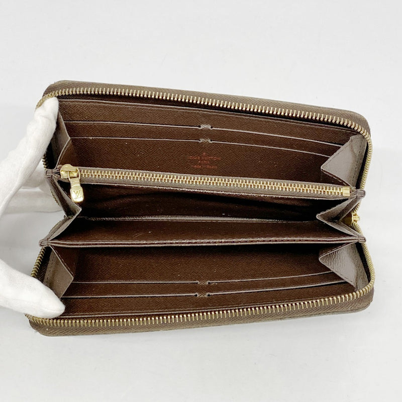 5od3464】ルイヴィトン 長財布 ダミエ ジッピーウォレット N60015