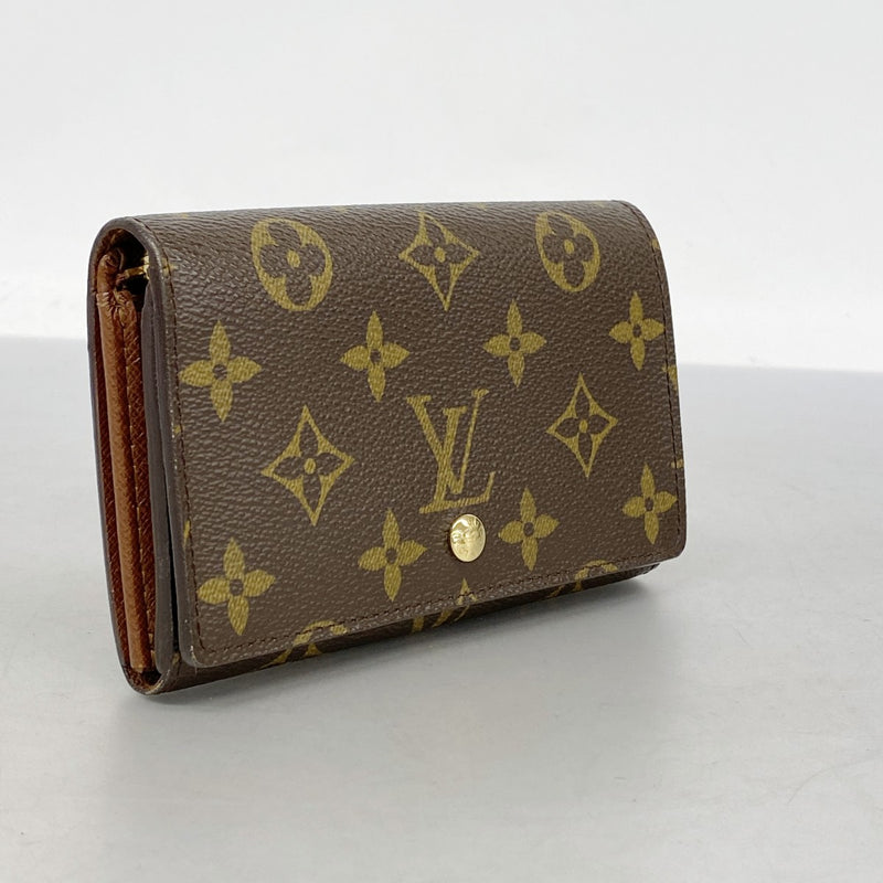 5od3508】ルイヴィトン 財布 モノグラム ポルトモネビエトレゾール