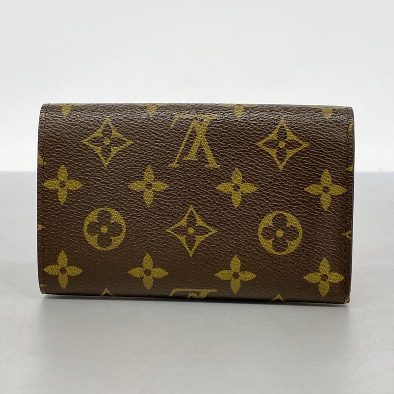 5od3508】ルイヴィトン 財布 モノグラム ポルトモネビエトレゾール