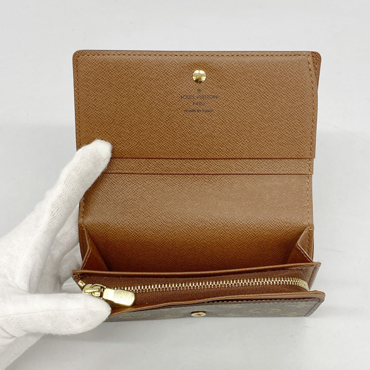 ルイヴィトン ポルトモネビエトレゾール 財布 モノグラム ブラウン 茶色 LOUIS VUITTON ルイヴィトン 財布 モノグラム ポルトモネ ビエトレゾー