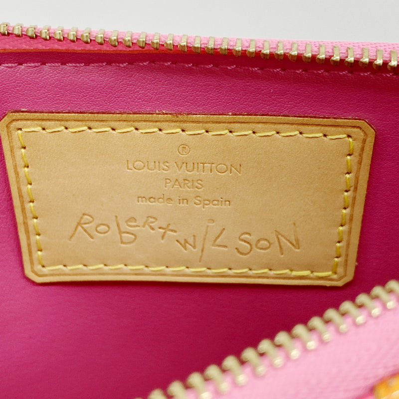 ルイヴィトン　ヴェルニポーチ 5od3512】ルイヴィトン ポーチ ヴェルニ・フルオ レキシントン M91906