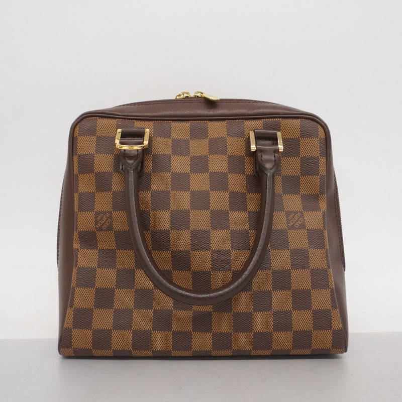 美品 ルイヴィトン ダミエ エベヌ ブレラ ハンドバッグ ラウンドファスナー . LOUIS VUITTON ルイヴィトン ブレラ ダミエ ハンドバッグ ダミエ