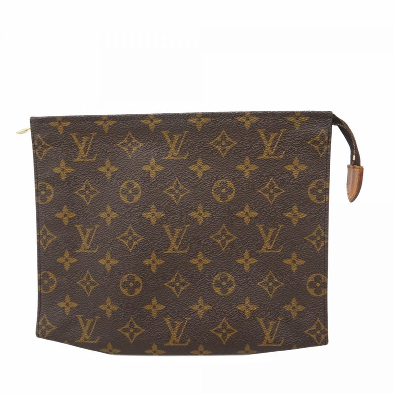 ルイヴィトン ポーチ モノグラム ポッシュトワレット26 M47542 ブラウン 5od3582】ルイヴィトン ポーチ モノグラム ポッシュトワレット26