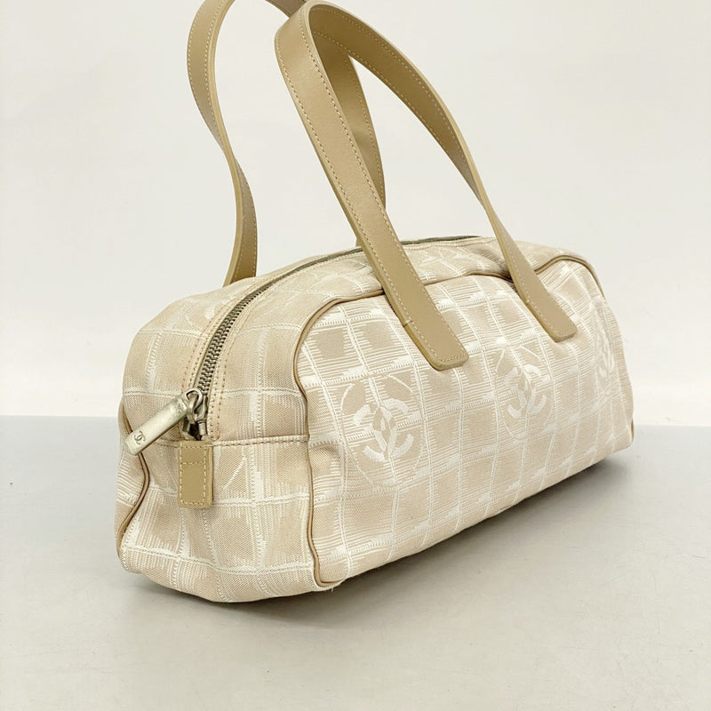 5od3654】シャネル ハンドバッグ ニュートラベル ナイロン ベージュ