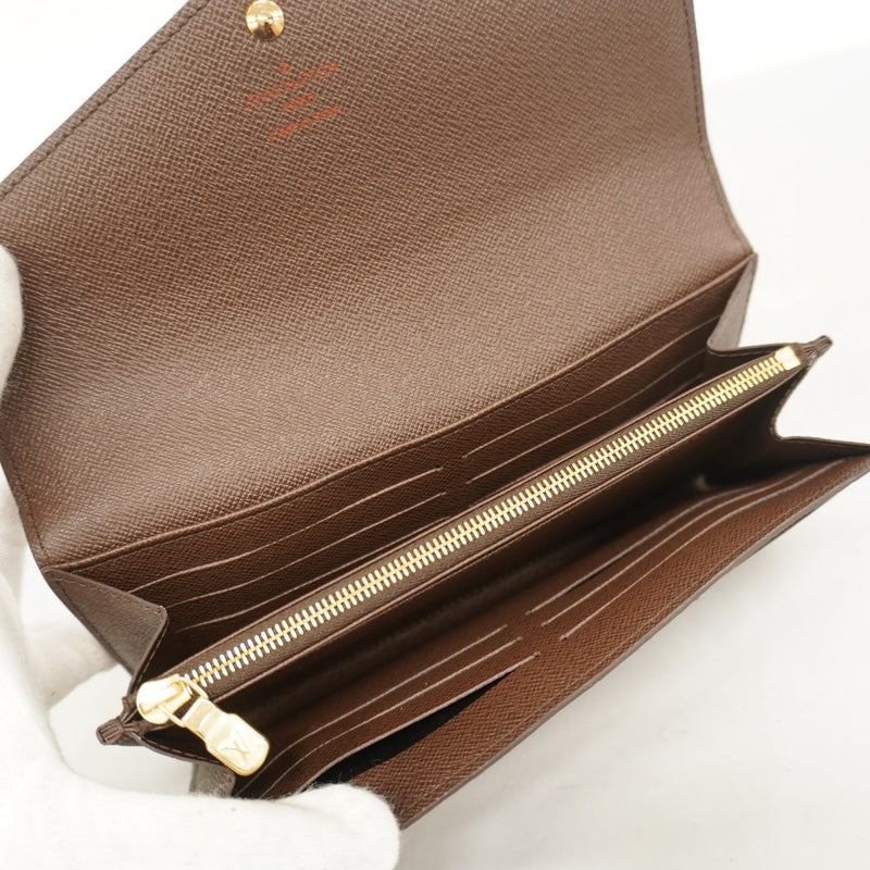 5od3684】ルイヴィトン 長財布 ダミエ ポルトフォイユサラ N63209