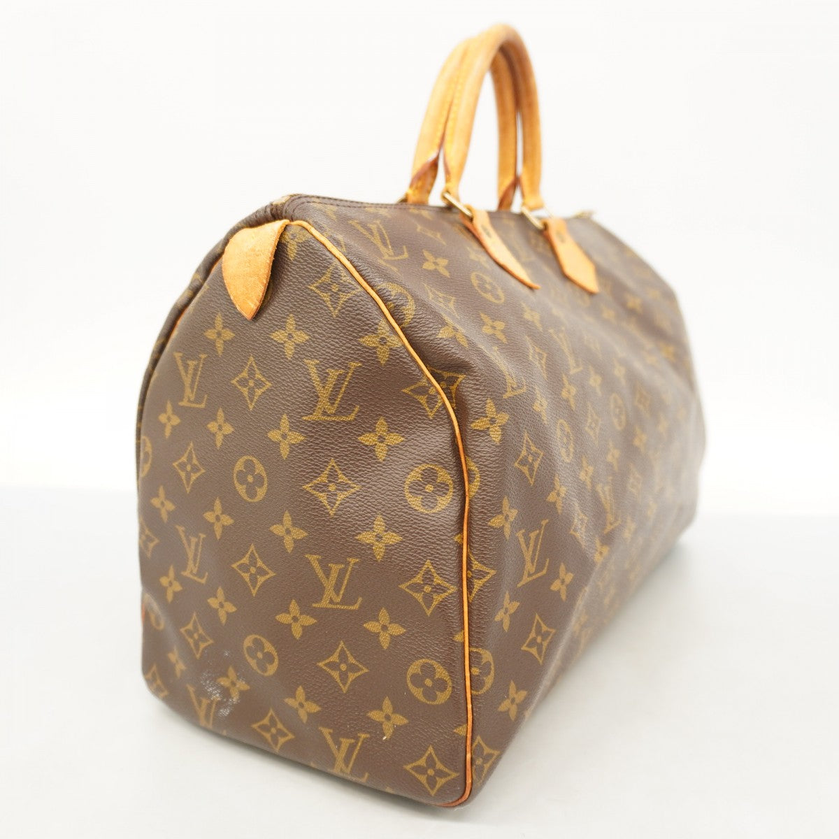 【正規品】ルイヴィトン モノグラム スピーディ40 ハンドバッグ ブラウン 茶色 中古・古着通販】LOUIS VUITTON (ルイ ヴィトン) スピーディ40