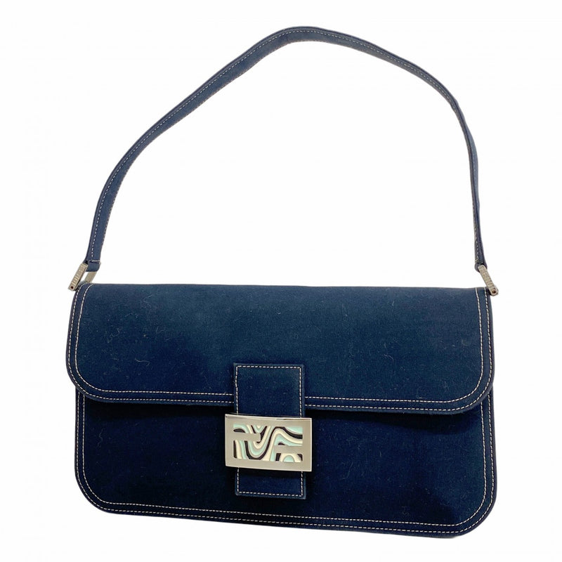 【美品】フェンディ マンマバケット ズッキーノ ショルダーバッグ ネイビー FENDI フェンディ ズッキーノ マンマバケット ミニバッグの買取実績