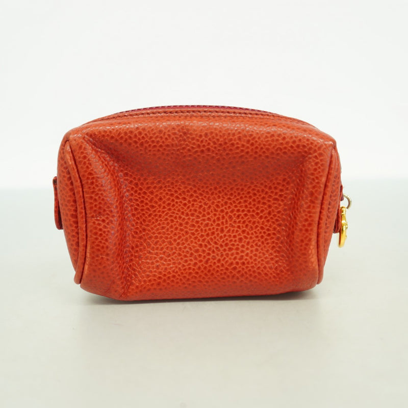 ジャンク シャネル 中古 ケース ミニ財布 キャビア CHANEL シャネル キャビア・コインケース Bランク. : 質屋さのや Yahoo