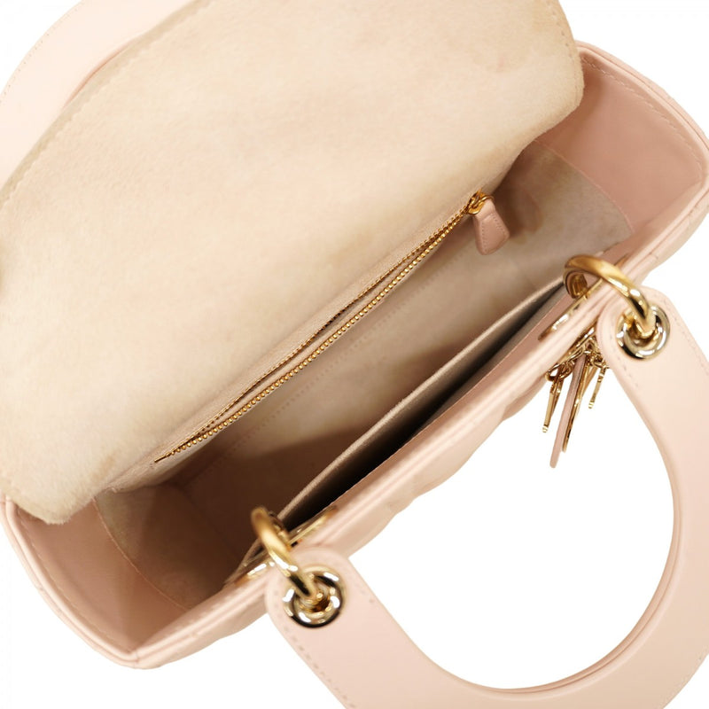 【美品】CD Dior レディディオール カナージュ ハンドバッグ ビンテージ Christian Dior クリスチャン ディオール ハンドバッグ レディ