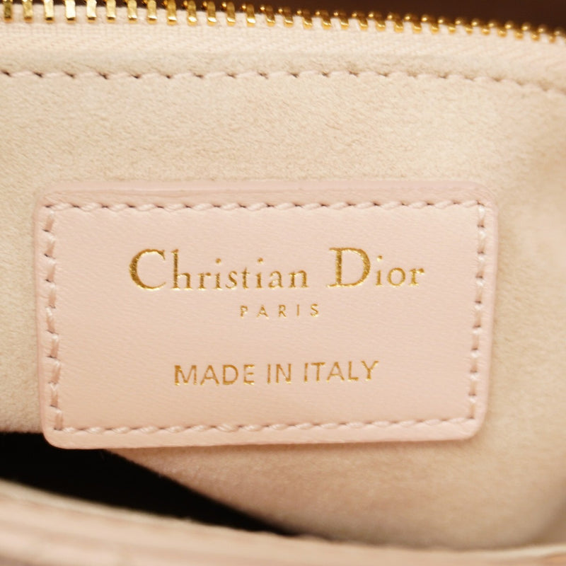 【美品】CD Dior レディディオール カナージュ ハンドバッグ ビンテージ Christian Dior クリスチャン ディオール ハンドバッグ レディ