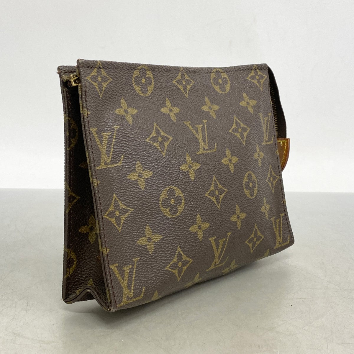 ルイヴィトン　モノグラム　ポッシュトワレット19 ポーチ ルイヴィトンポッシュトワレ19 14145 ブラウン ユニセックス