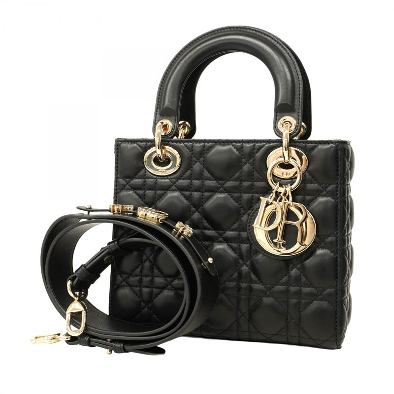 5od4110-h】クリスチャンディオール ハンドバッグ カナージュ レディ