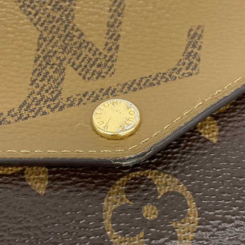 5od4164】ルイヴィトン 長財布 モノグラム・ジャイアント リバース