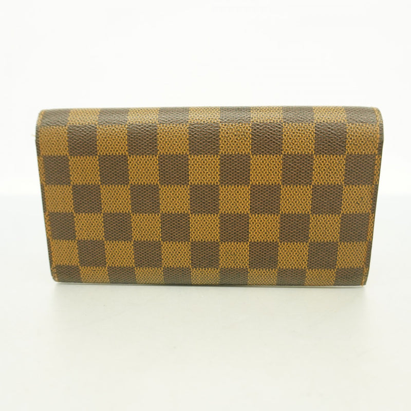 ルイヴィトン　ポルトモネクレディ 長財布　ダミエ　エヌべ　ブラウン 5od4188】ルイヴィトン 長財布 ダミエ ポシェットポルトモネクレディ