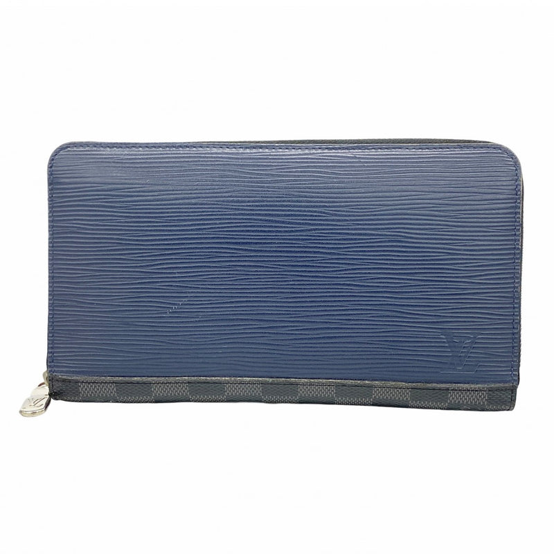 本物 ヴィトン 長財布 ファスナー メンズ エピ ダミエ 青 グレー 黒 珍しい 5od4195】ルイヴィトン 長財布 エピ ダミエ・グラフィット ジッピー