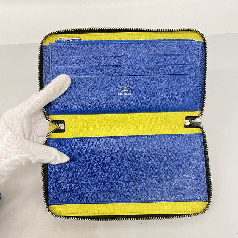 5od4195】ルイヴィトン 長財布 エピ ダミエ・グラフィット ジッピー