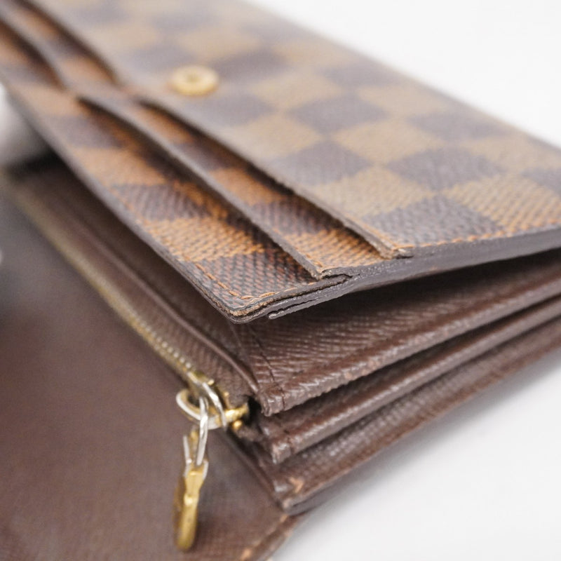 5od4294】ルイヴィトン 長財布 ダミエ ポルトフォイユサラ N61734