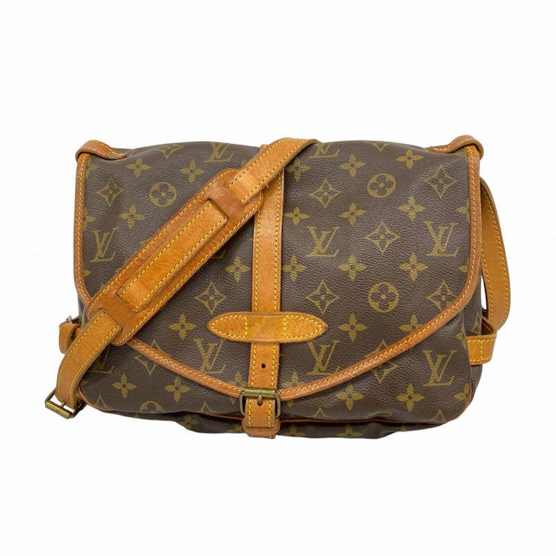 5od4328】ルイヴィトン ショルダーバッグ モノグラム ソミュール30