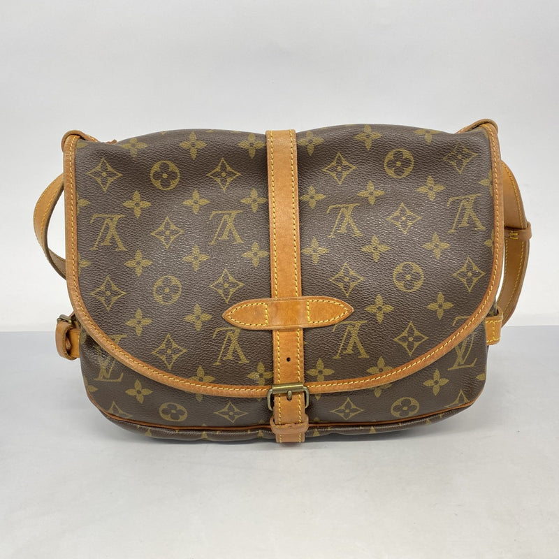 5od4328】ルイヴィトン ショルダーバッグ モノグラム ソミュール30