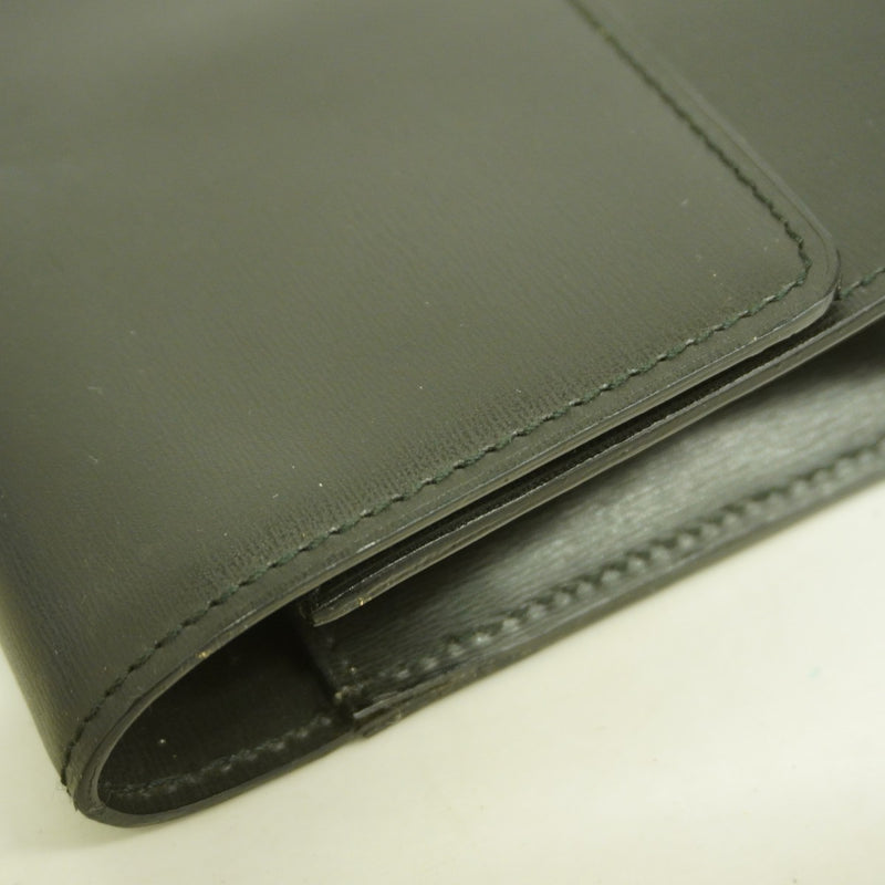 カルティエ　クラッチバッグ 5od4342】カルティエ クラッチバッグ レザー ブラック シルバー金具