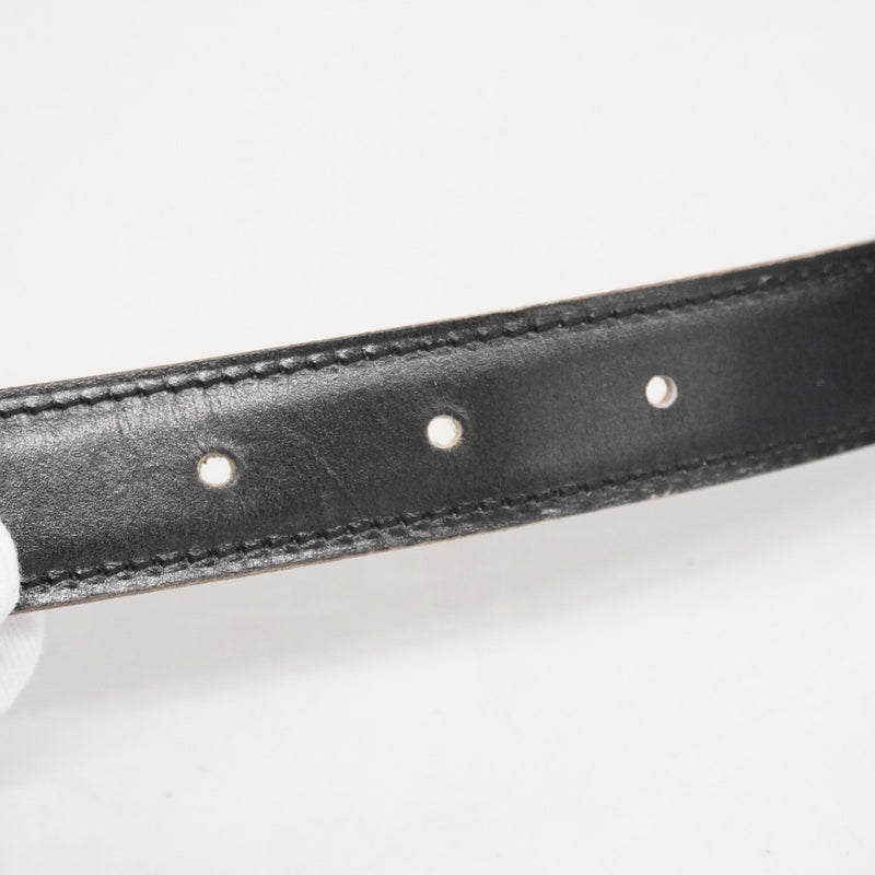 【稀少ベルト】エルメル コンスタンス クロコ 型押し ブラック ◯I刻印 E 稀少ベルト】エルメル コンスタンス クロコ 型押し ブラック ◯I刻印 E