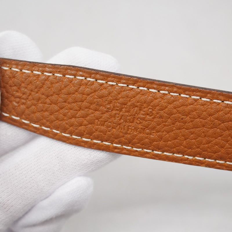 【稀少ベルト】エルメル コンスタンス クロコ 型押し ブラック ◯I刻印 E 稀少ベルト】エルメル コンスタンス クロコ 型押し ブラック ◯I刻印 E