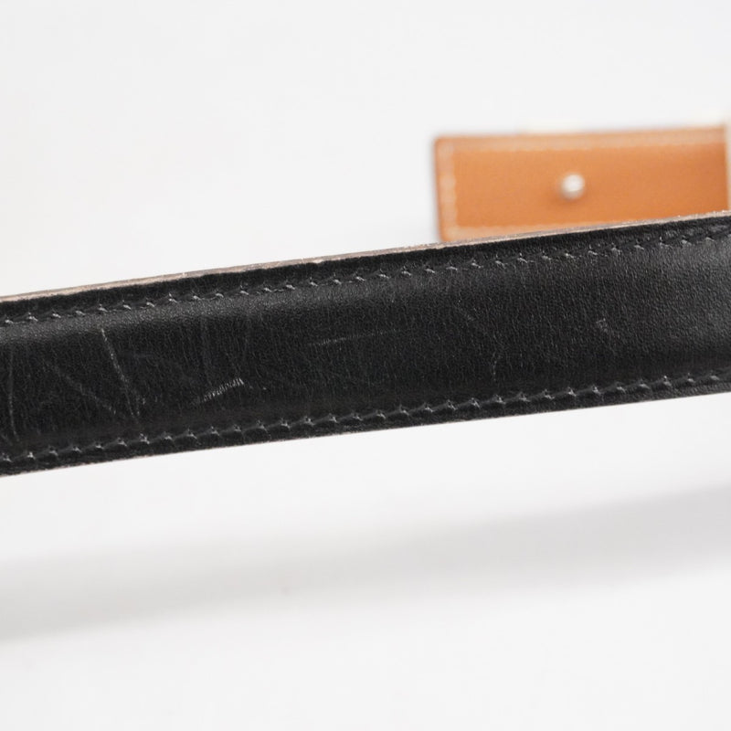 【稀少ベルト】エルメル コンスタンス クロコ 型押し ブラック ◯I刻印 E 稀少ベルト】エルメル コンスタンス クロコ 型押し ブラック ◯I刻印 E