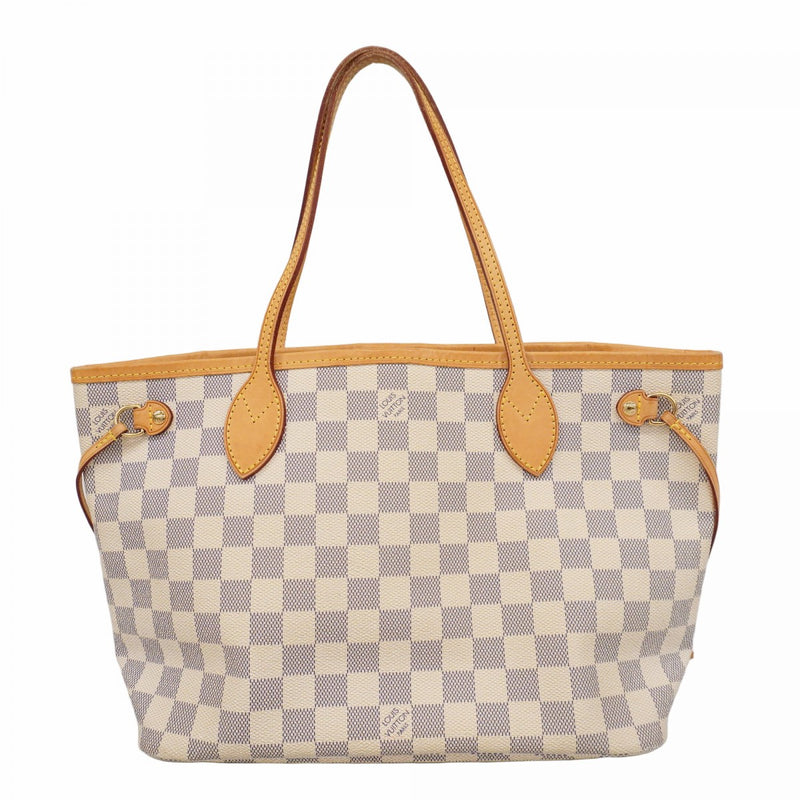 5od4361】ルイヴィトン トートバッグ ダミエ・アズール ネヴァーフルPM
