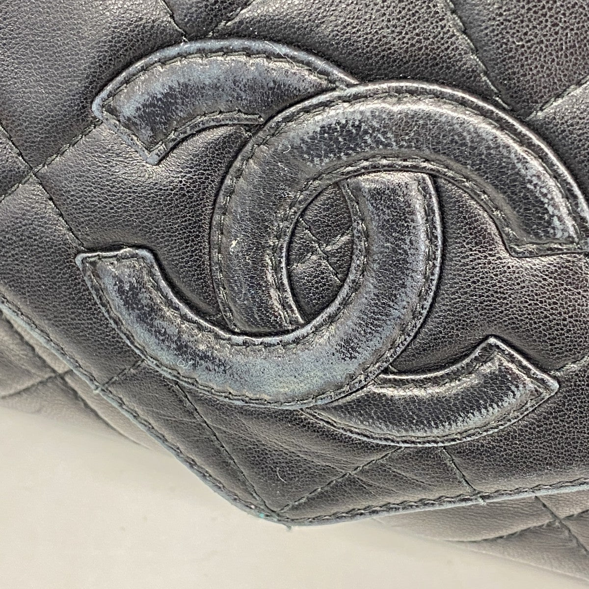 5od4524-h】シャネル ショルダーバッグ マトラッセ フリンジ付き