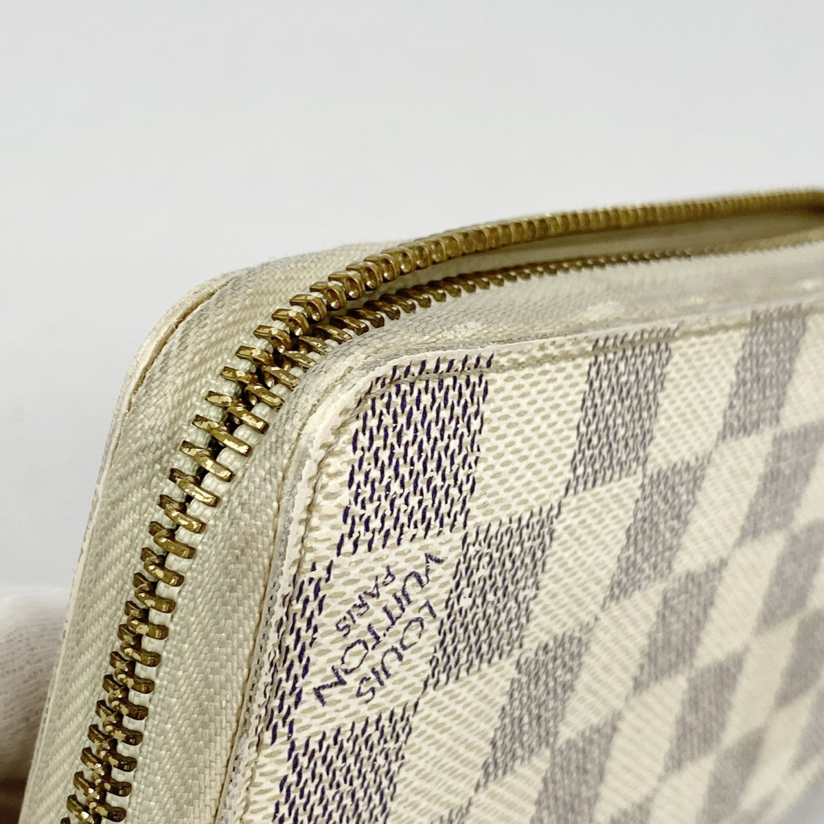 5od4531】ルイヴィトン 長財布 ダミエ・アズール ジッピーウォレット