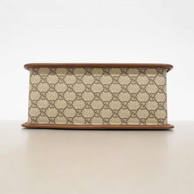 5od4549】グッチ ハンドバッグ GGスプリーム ホースビット 627323 PVC