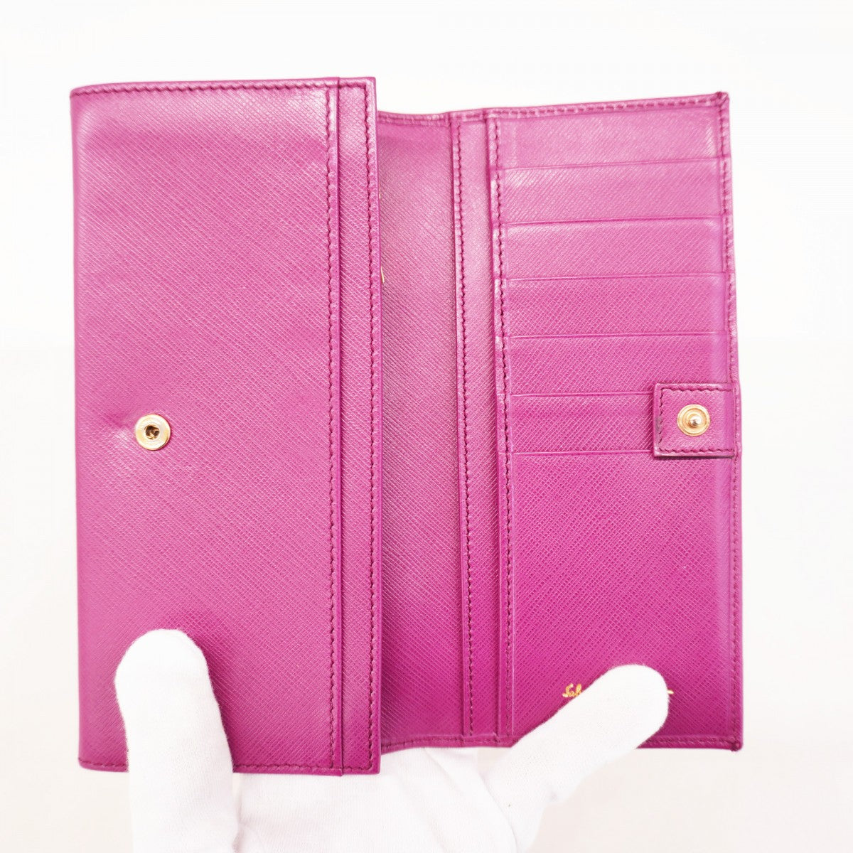 5od4563】サルヴァトーレフェラガモ 長財布 ガンチーニ レザー