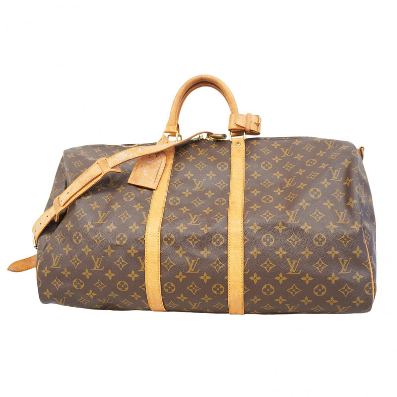 5od4567】ルイヴィトン ボストンバッグ モノグラム キーポルバンド