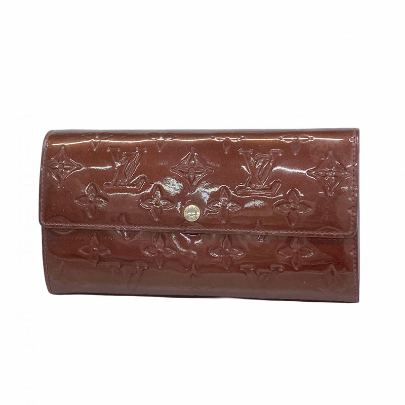 5od4571-h】ルイヴィトン 長財布 ヴェルニ ポルトフォイユサラ M91521