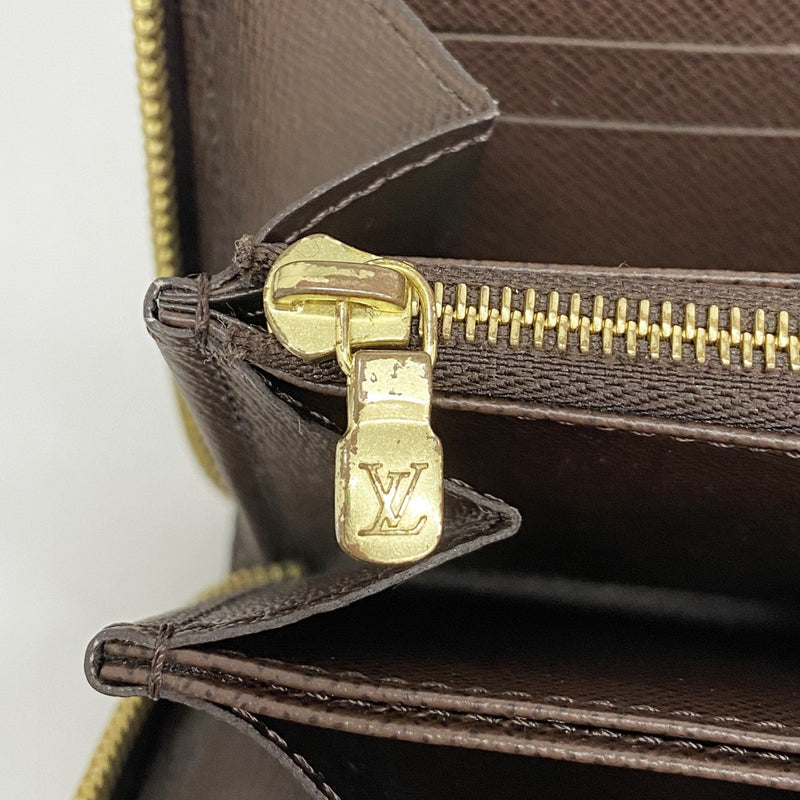 5od4584】ルイヴィトン 長財布 ダミエ ジッピーウォレット N41661