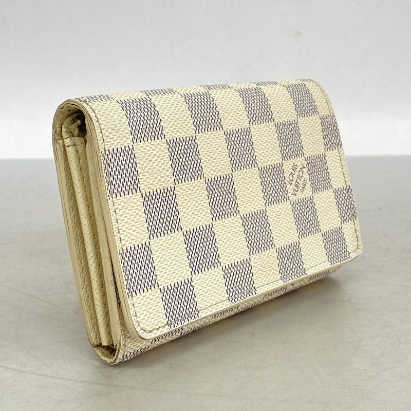 ルイヴィトン　ダミエ　アズール　ポルトフォイユトレゾール　N 61744 サイフ LOUIS VUITTON - ルイヴィトン ダミエ アズール ポルトフォイユ