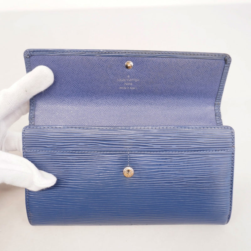 5od4604】ルイヴィトン 長財布 エピ ポシェットポルトモネクレディ