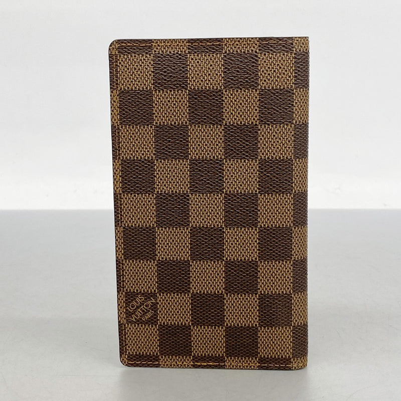 5od4653】ルイヴィトン 手帳カバー ダミエ アジェンダポッシュ R20703