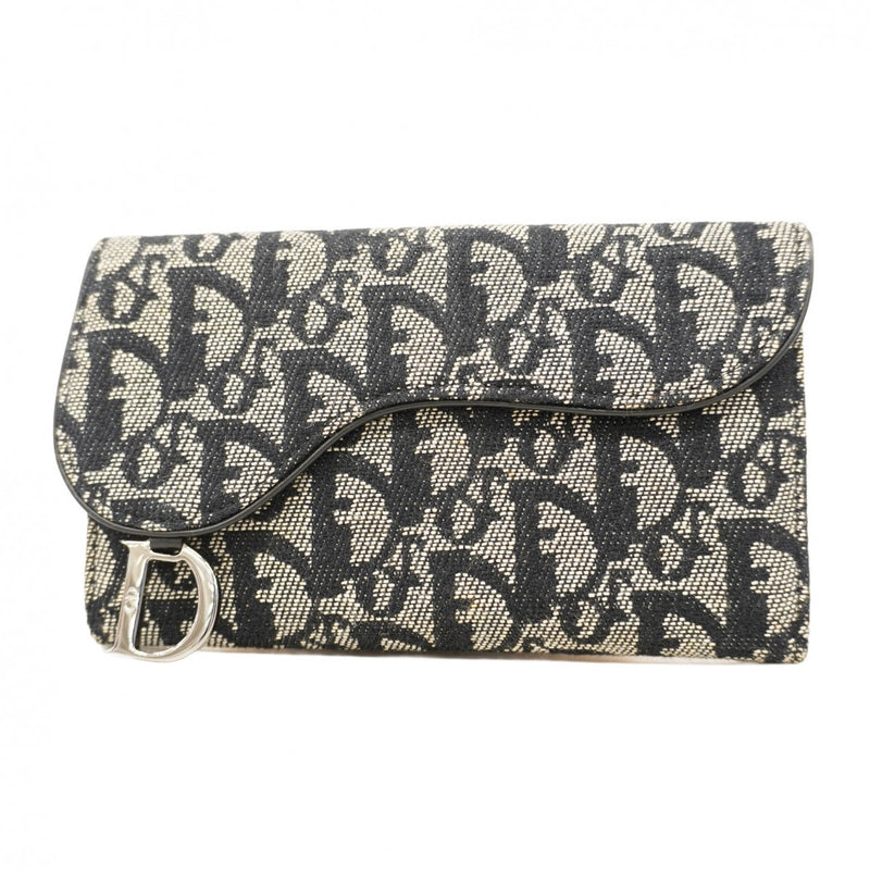 5od4688】クリスチャンディオール 長財布 トロッター キャンバス