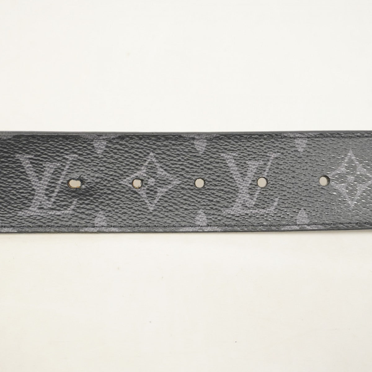 5od4714】ルイヴィトン ベルト モノグラム・エクリプス サンチュールLV