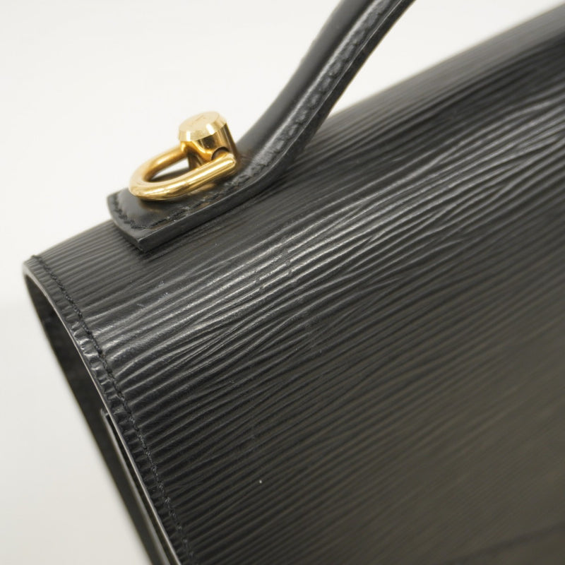 5od4718】ルイヴィトン ハンドバッグ エピ モンソー28 M52122 ノワール