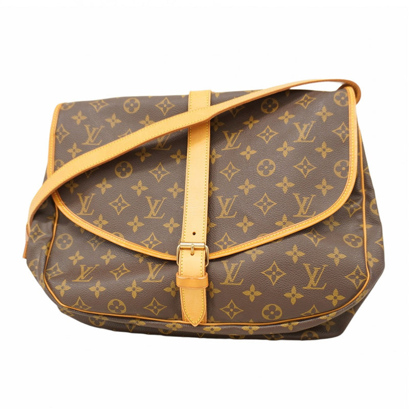 5od4740】ルイヴィトン ショルダーバッグ モノグラム ソミュール35
