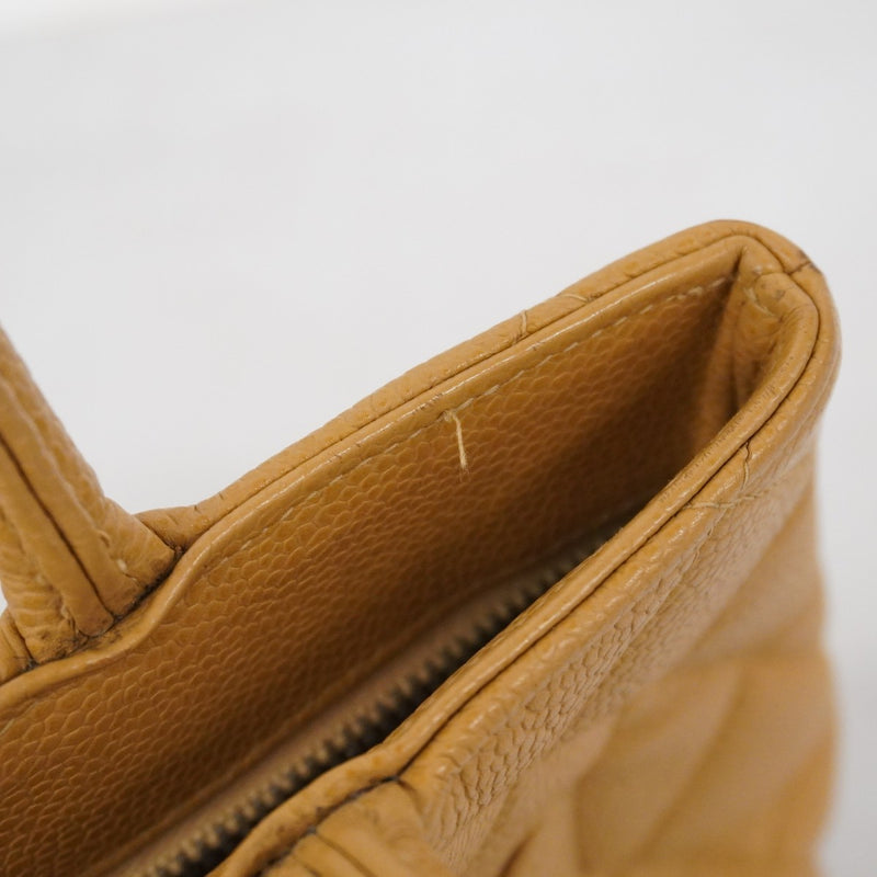 5od4772】シャネル トートバッグ 復刻トート キャビアスキン ライト