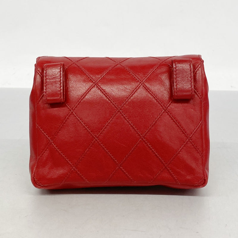 シャネル ウエストポーチ ビコローレ ラムスキン ターンロック ベージュ CHANEL ウエストポーチ ビコローレ ラムスキン ターンロック ベージュ