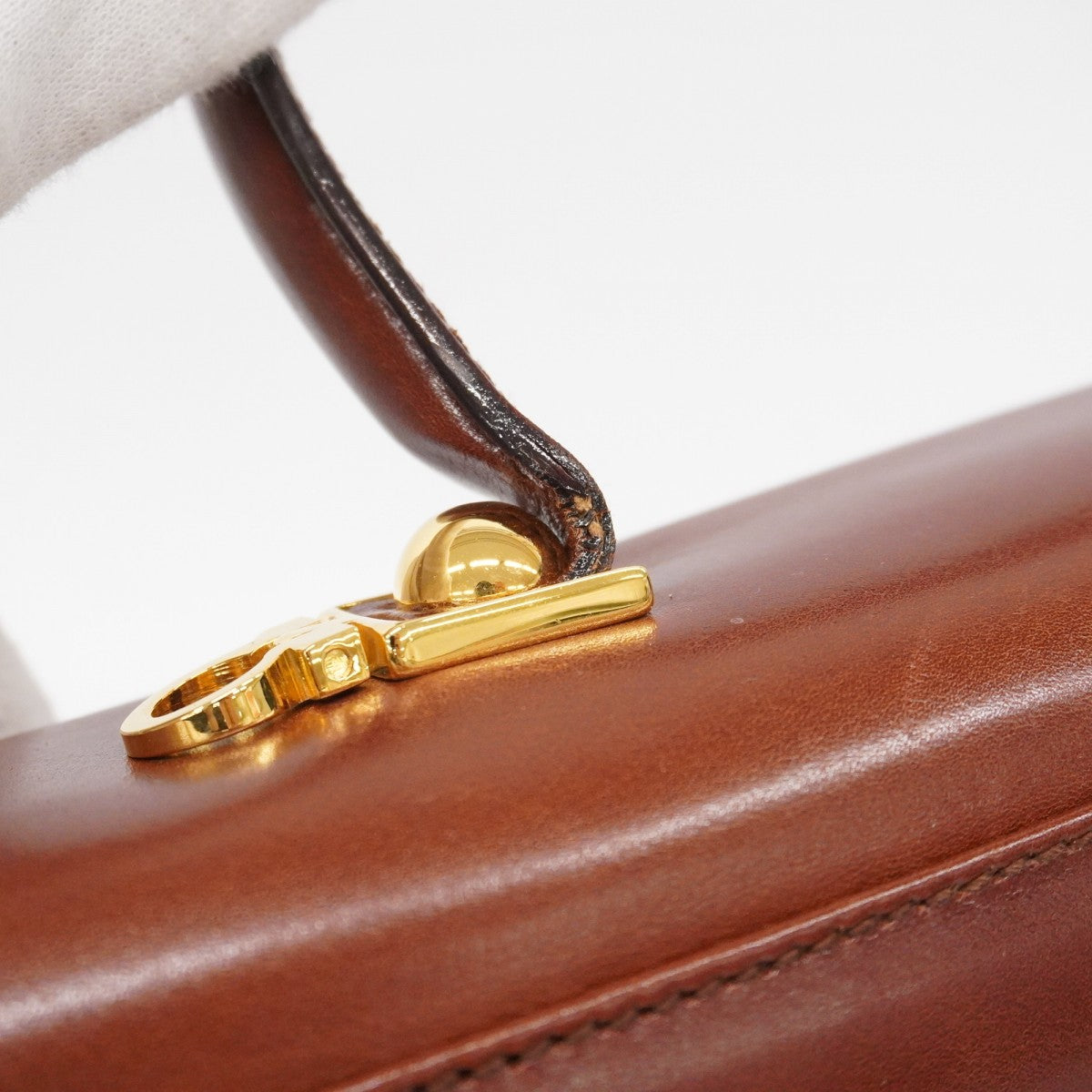 【美品】サルヴァトーレフェラガモ ガンチーニ 2WAYハンドバッグ 10Q88 Salvatore Ferragamo - 【美品】サルヴァトーレフェラガモ ガンチーニ